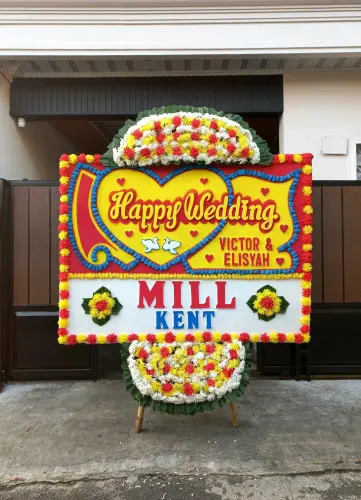Papan Bunga Pernikahan sidoarjo